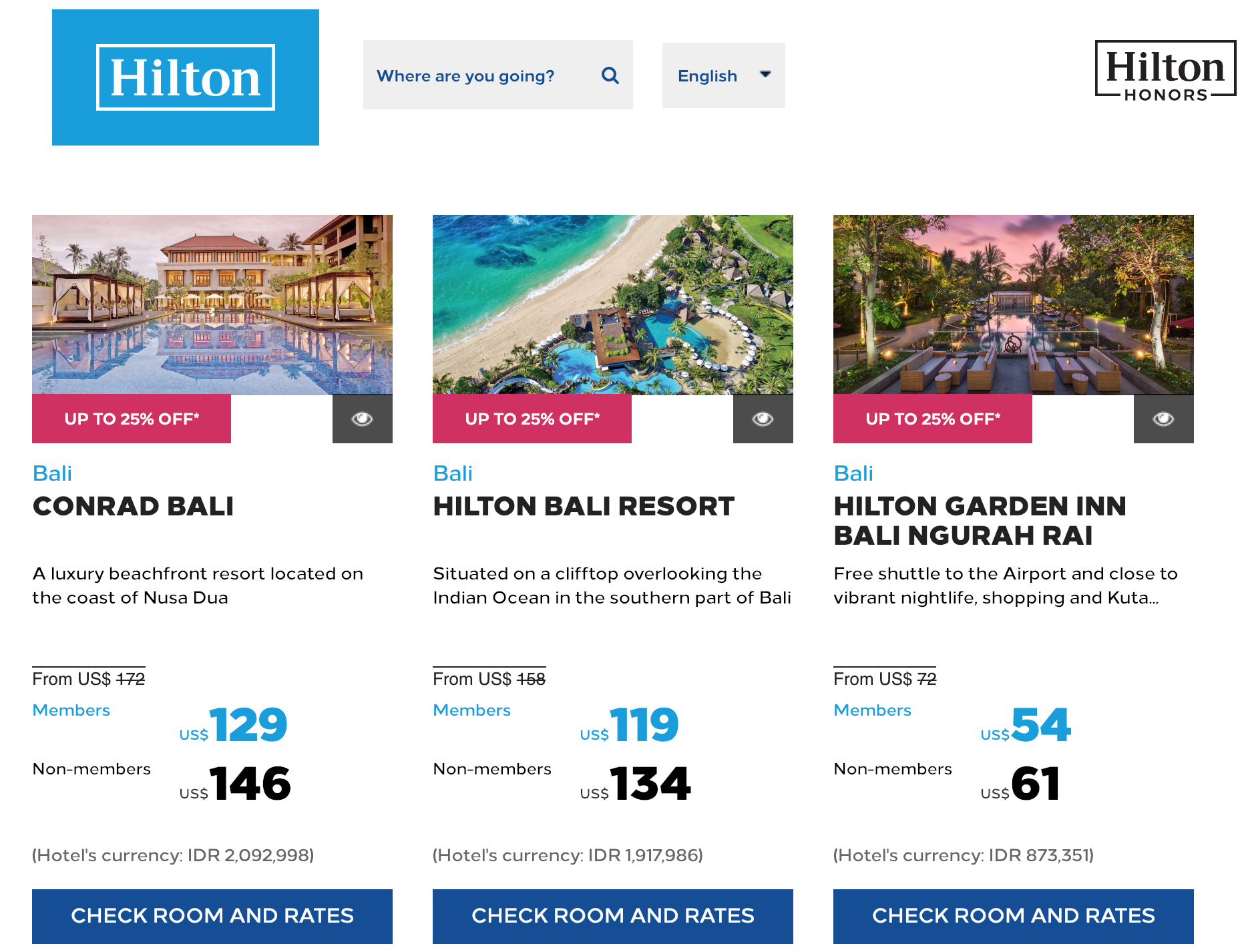 Promo Diskon 25 Hotel Hotel Grup Hilton Di Asia Pasifik Pinterpoin