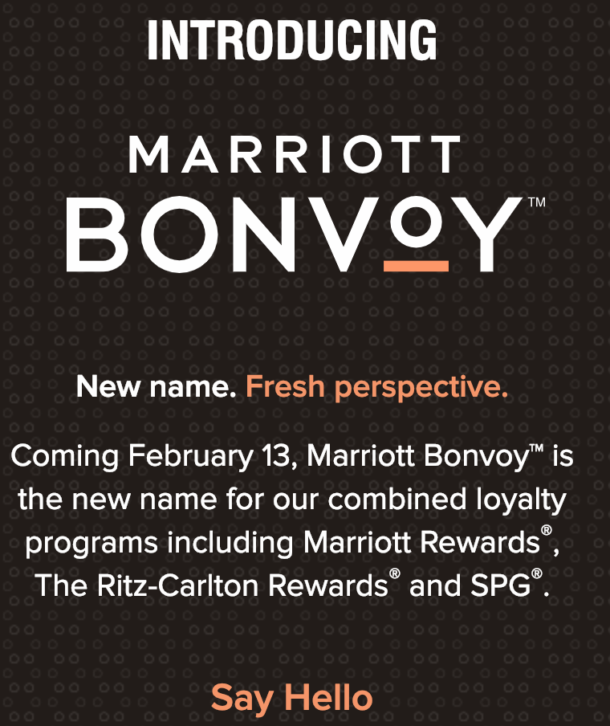 Marriott Bonvoy PinterPoin