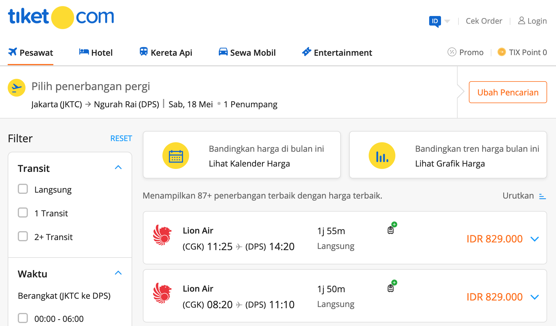 Tiket Pesawat Jakarta Bali 2019
