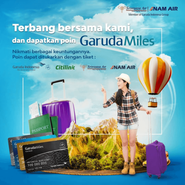 Berikut GarudaMiles Yang Bisa Anda Peroleh Dari Penerbangan Sriwijaya Air PinterPoin
