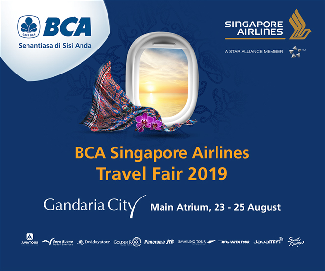 BCA Singapore Airlines Travel Fair 2019 Jakarta Surabaya 