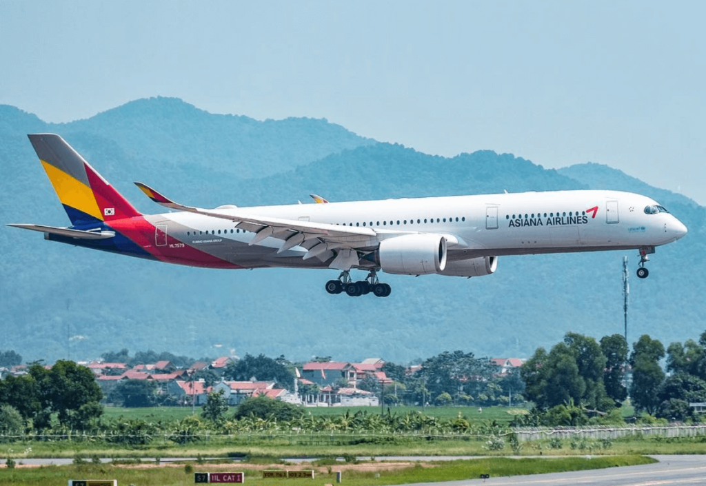 Asiana A350 Jakarta