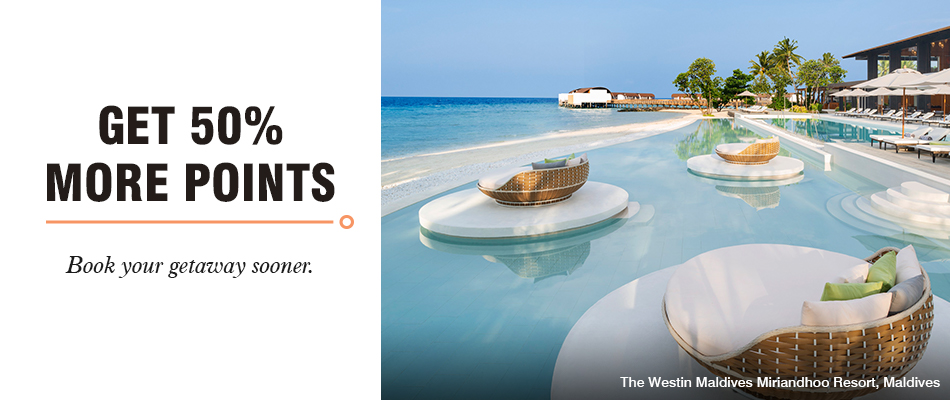 Marriott Bonus 50% Poin