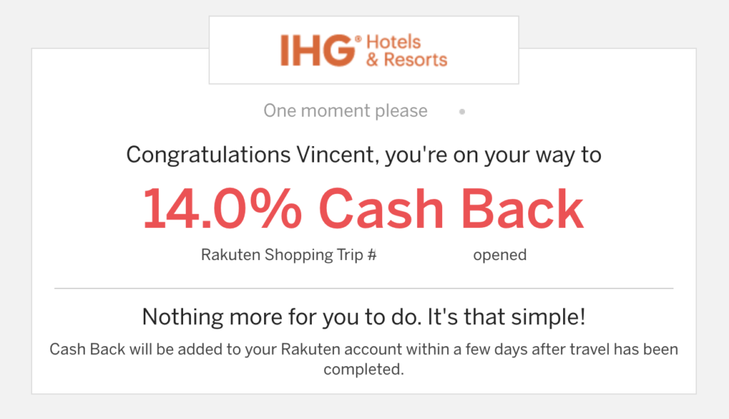 Rakuten IHG