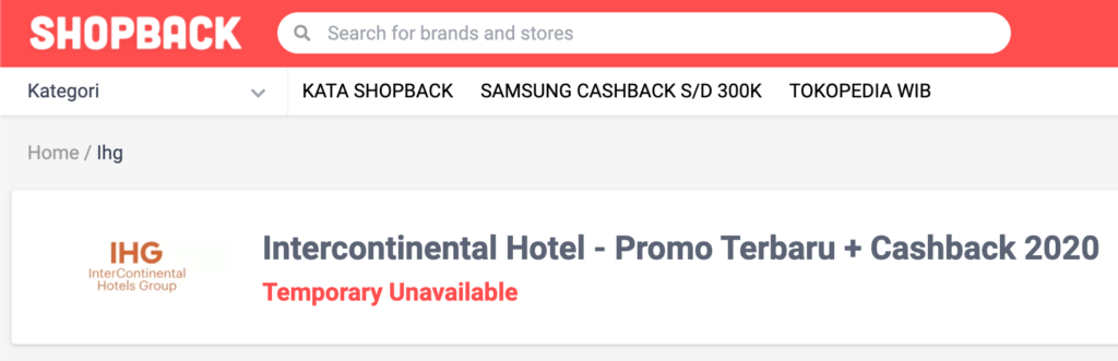 Shopback Marriott