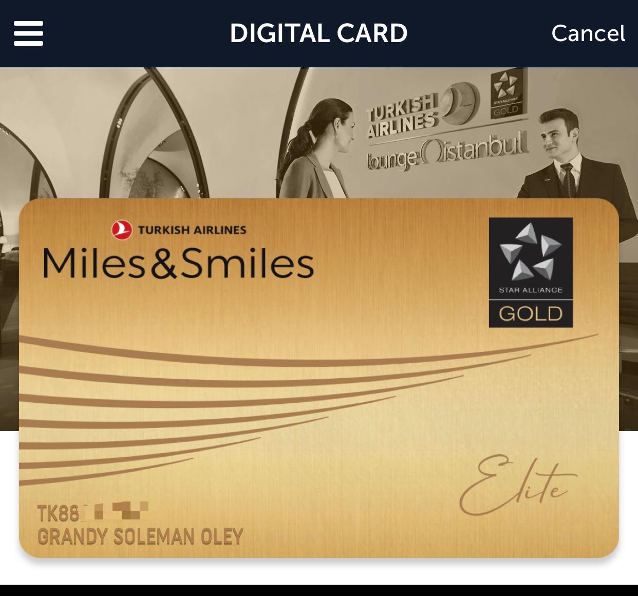 Miles & Smiles Elite ( Star Alliance Gold) berhasil diperoleh dengan status match dengan Garuda Miles Platinum