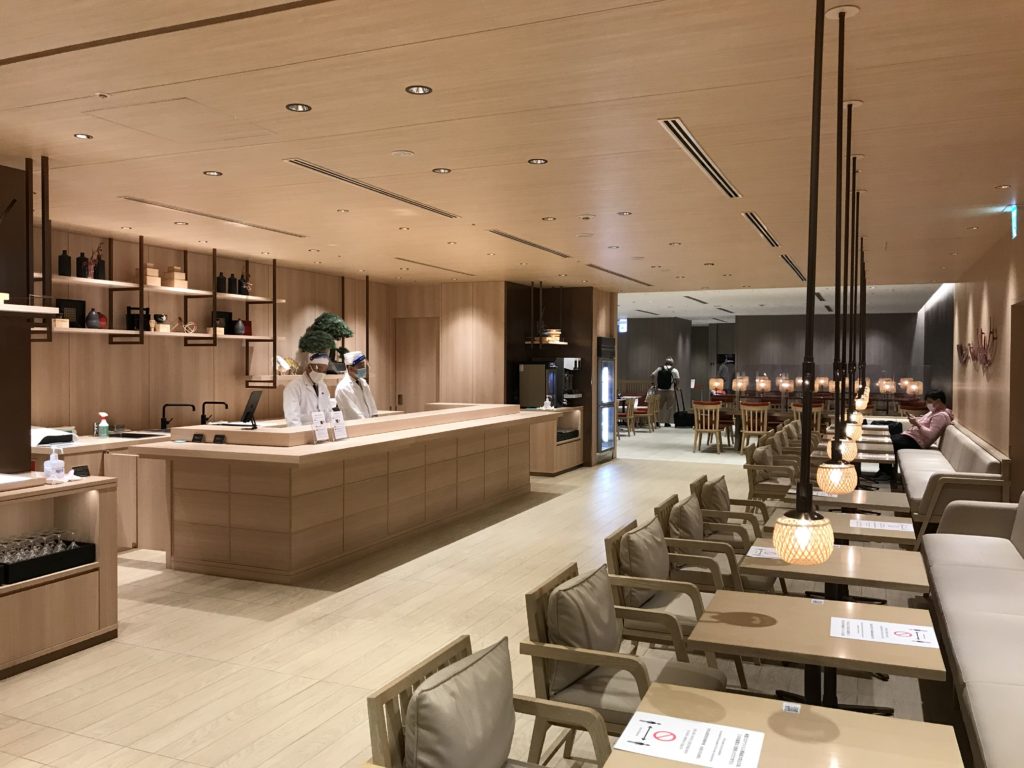 Review Japan Airlines First Class Lounge Tokyo Narita | PinterPoin