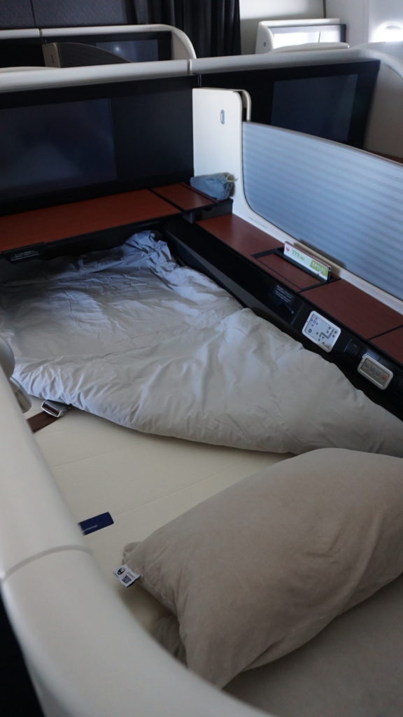 Review Japan Airlines First Class Boeing 777-300ER Tokyo Narita New York JFK | PinterPoin