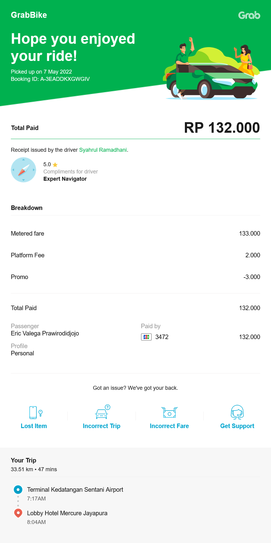 Screenshot20220818at225957GmailYourGrabEReceipt PinterPoin