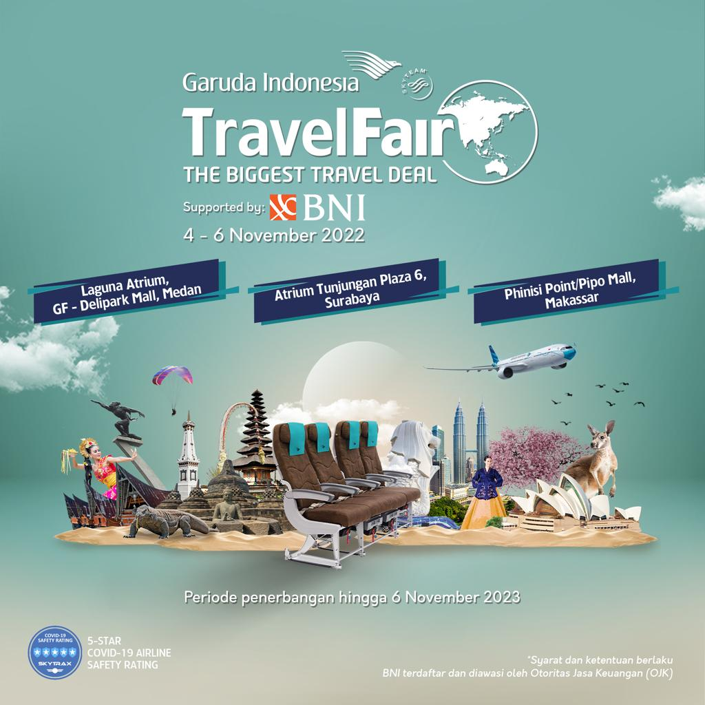 garuda travel fair 2022 surabaya